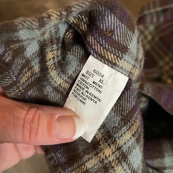 Men’s Vintage Woolrich Plaid Shirt ( XL ) - Picture 5 of 5